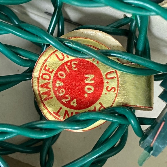 NOS Vtg Yuletide 15 Lites Set Christmas Tulip Lights Twinkling RARE Push in - Picture 3 of 7